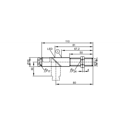 IFM Емкостной датчик kg5040 IFM Емкостной датчик kg5040