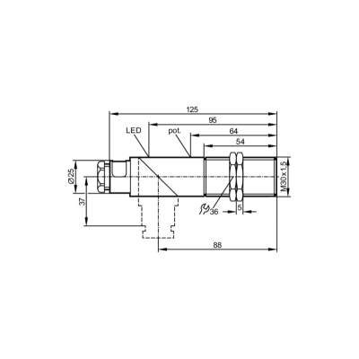 IFM Емкостной датчик ki5023 IFM Емкостной датчик ki5023