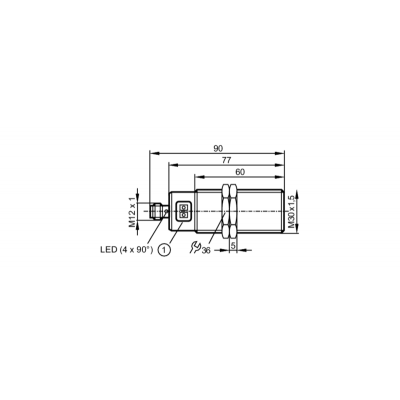 IFM Емкостной датчик ki5085 IFM Емкостной датчик ki5085