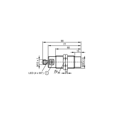 IFM Емкостной датчик ki5090 IFM Емкостной датчик ki5090