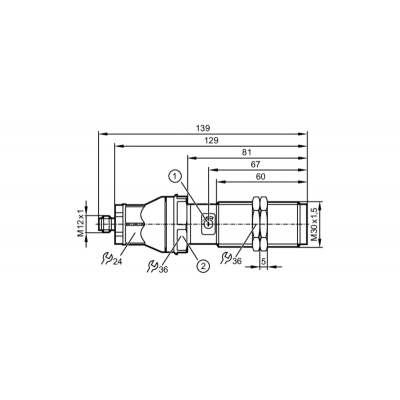 IFM Емкостной датчик ki532a IFM Емкостной датчик ki532a