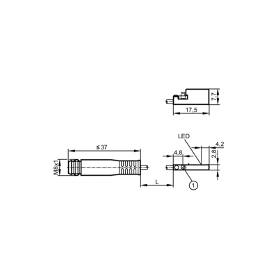 IFM Датчик для цилиндров с с-образным пазом mk5330 IFM Датчик для цилиндров с с-образным пазом mk5330
