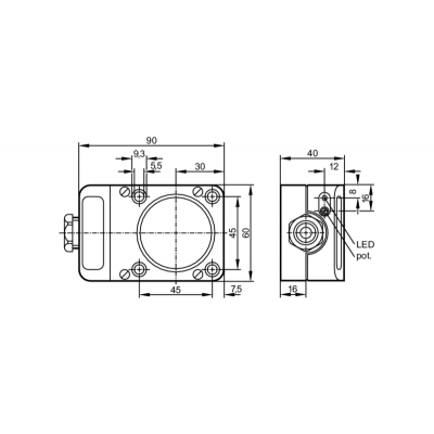 IFM Индуктивный датчик ic5006 IFM Индуктивный датчик ic5006