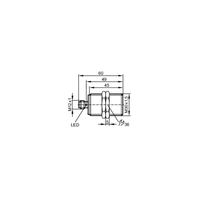 IFM Индуктивный датчик ii7102 IFM Индуктивный датчик ii7102