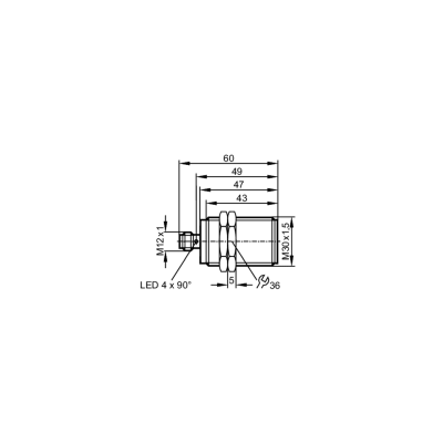 IFM Индуктивный as-i датчик iic220 IFM Индуктивный as-i датчик iic220