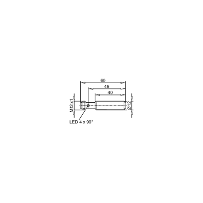 IFM Магнитный датчик в цельнометаллическом корпусе mft204 IFM Магнитный датчик в цельнометаллическом корпусе mft204