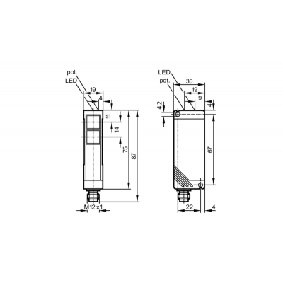 IFM Датчик диффузного отражения ot5003 IFM Датчик диффузного отражения ot5003