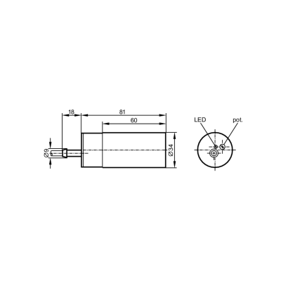 IFM Емкостной датчик kb0041 IFM Емкостной датчик kb0041